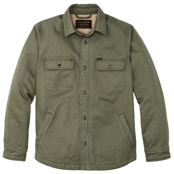 Image of Filson - Fleece Lined Jac-Shirt - Freizeitjacke Gr L oliv