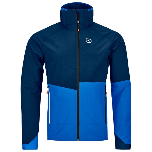 Ortovox Punta Berrino Hooded Jacket Softshelljacke Men (Gr M |blau)