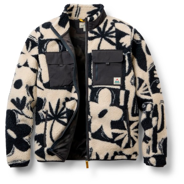Passenger Valiant Deep Pile Fleece Freizeitjacke Herren Alltag (Gr XXL |schwarz)