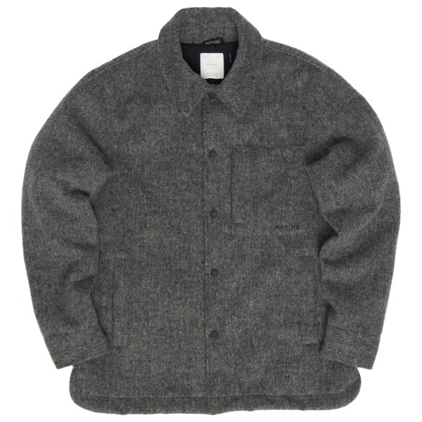 Mazine Vegan Wool Jacket Freizeitjacke Herren (Gr M |grau)