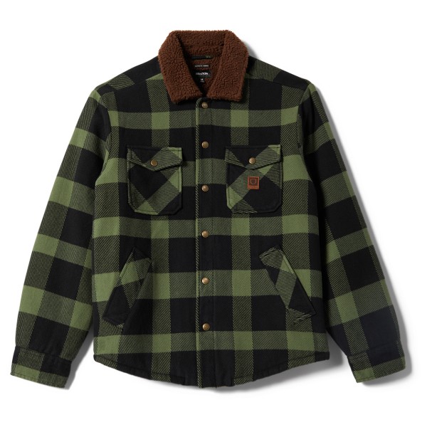 Brixton Durham Lined Jacket Freizeitjacke Herren (Gr XL |schwarz/oliv)