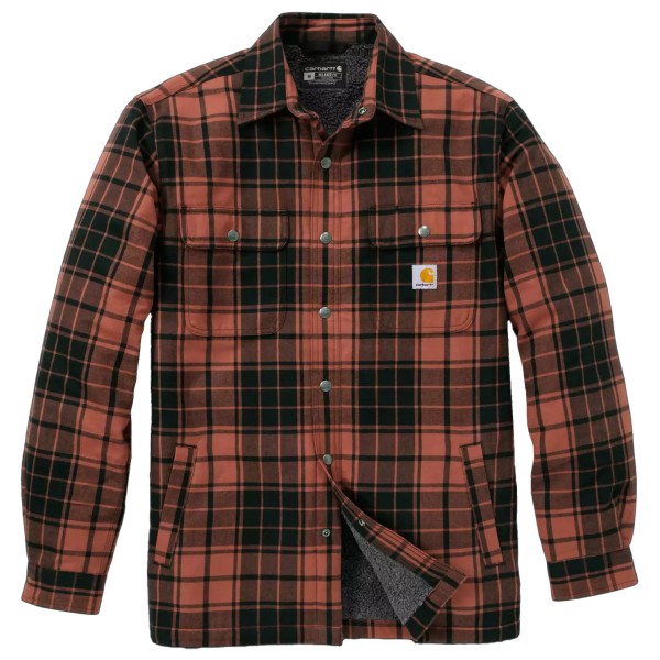 Carhartt Flannel Sherpa-Lined Shirt Jacket Vrijetijdsjack Bruin