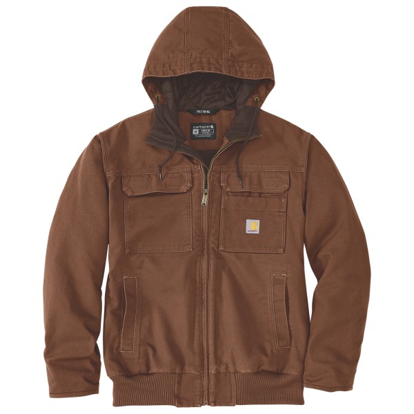 Carhartt Washed Duck Insulated Active Jacket Freizeitjacke Herren (Gr XXL |braun)