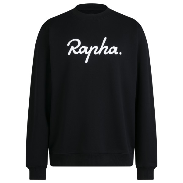 Rapha Heavyweight Cotton Sweatshirt Large Logo Trainingsjack Zwart