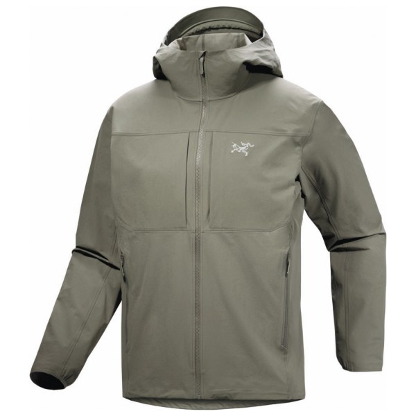 Arc'teryx Gamma Hoody Softshelljacke Herren Wandern (Gr S |oliv/grau)