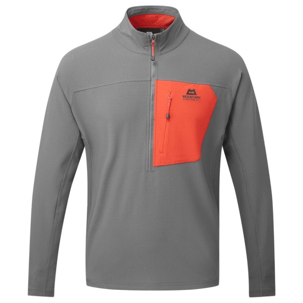 Mountain Equipment - Arrow 1/4 Zip - Softshelljacke Gr S grau