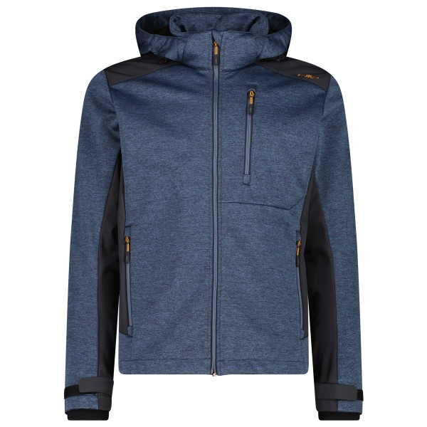 CMP Jacket Zip Hood 36A2477 Softshelljack Blauw