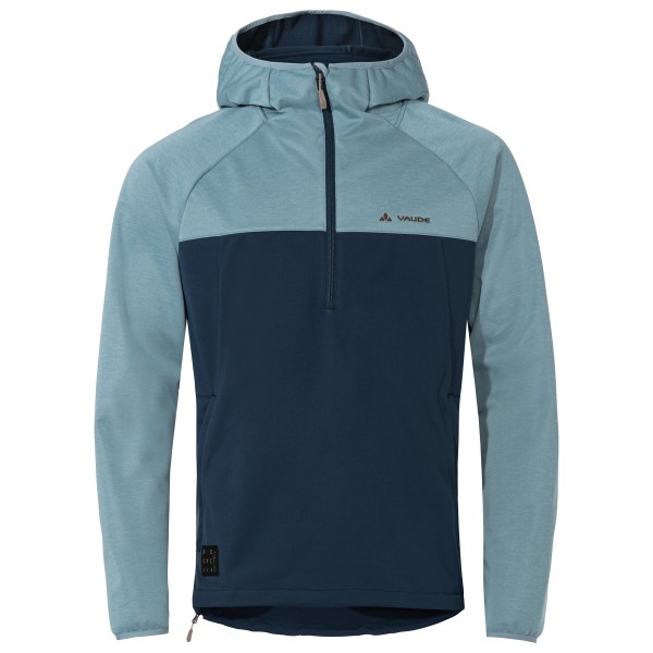Vaude Tremalzo Softshell HZ Jacket Softshellpullover Herren (Gr L |blau/türkis)