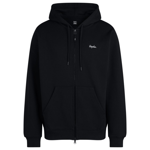 Rapha Heavyweight Cotton Zip Hoodie Trainingsjack Zwart