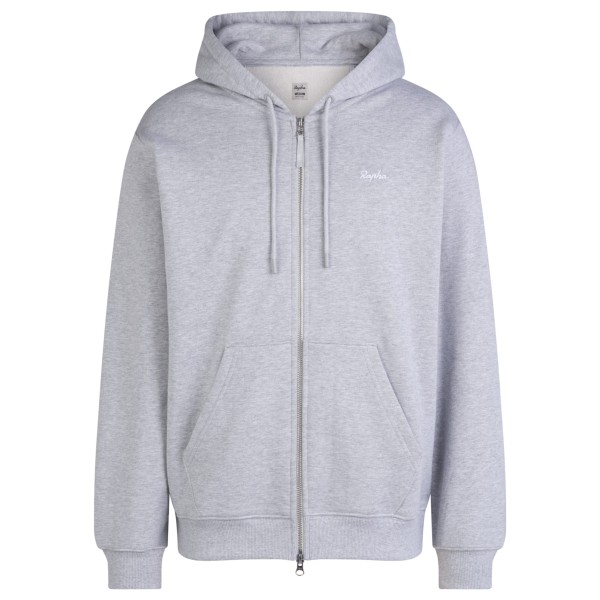 Rapha Heavyweight Cotton Zip Hoodie Trainingsjack Grijs