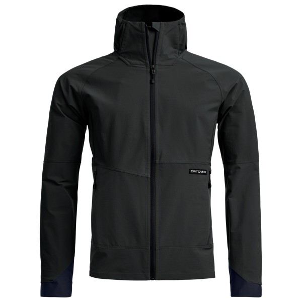 Ortovox Venet Softshell Hooded Jacket Softshelljack Zwart
