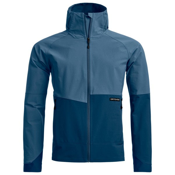 Ortovox Venet Softshell Hooded Jacket Softshelljack Blauw