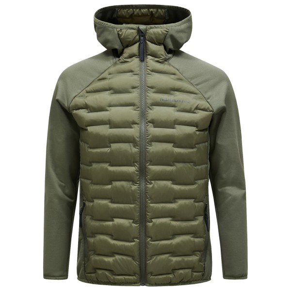 Image of Peak Performance - Argon Hybrid Hood - Kunstfaserjacke Gr L;M;S;XL oliv;schwarz