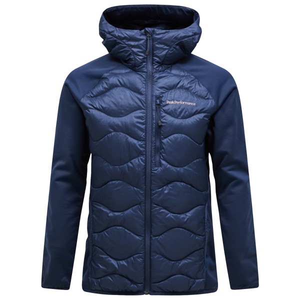 Image of Peak Performance - Helium Down Hybrid Hood - Daunenjacke Gr L blau