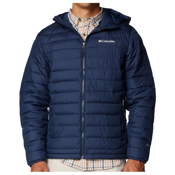 Columbia - Powder Lite II Hooded Jacket - Kunstfaserjacke Gr S blau