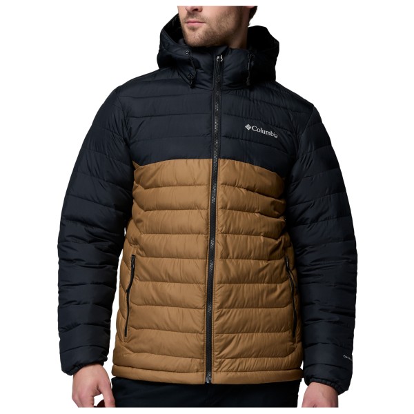 Columbia - Powder Lite II Hooded Jacket - Kunstfaserjacke Gr L schwarz