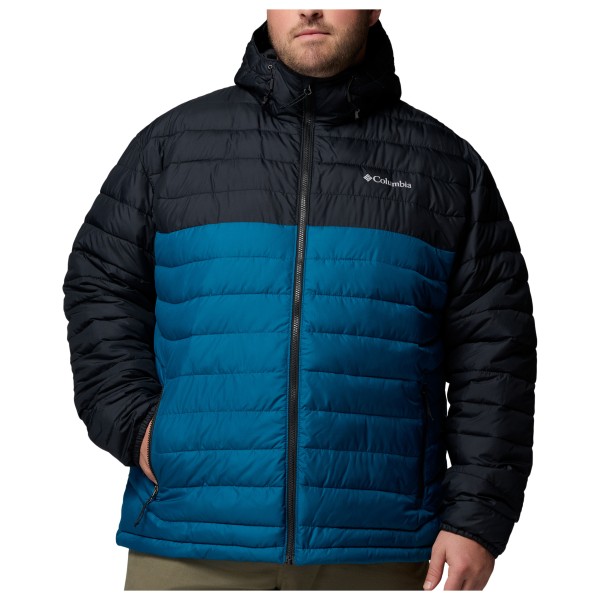 Columbia Powder Lite II Hooded Jacket Synthetisch jack Blauw