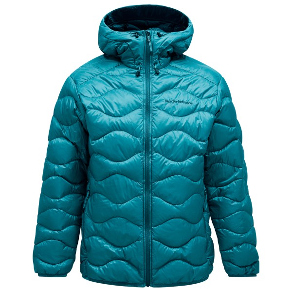 Image of Peak Performance - Helium Down Hood Jacket - Daunenjacke Gr L türkis