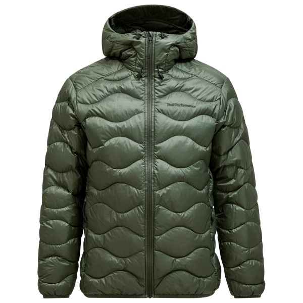 Image of Peak Performance - Helium Down Hood Jacket - Daunenjacke Gr L oliv