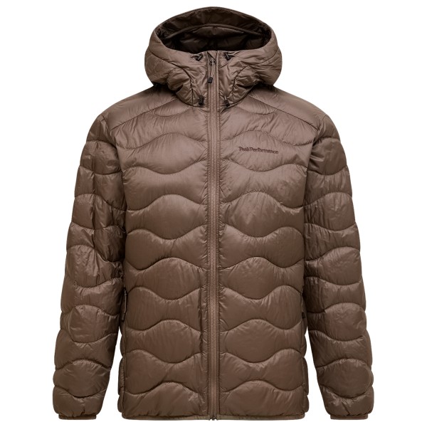 Peak Performance Helium Down Hood Jacket Daunenjacke Herren Wandern (Gr XL |braun)