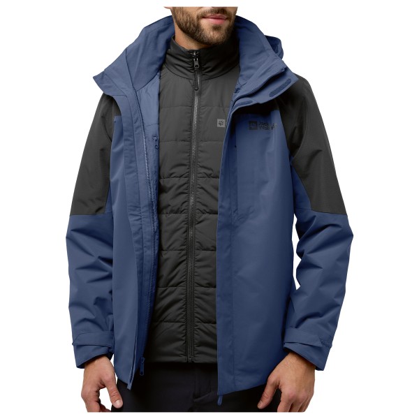Image of Jack Wolfskin - Romberg 3In1 Jacket - Doppeljacke Gr 3XL;L;M;XL;XXL blau;grau