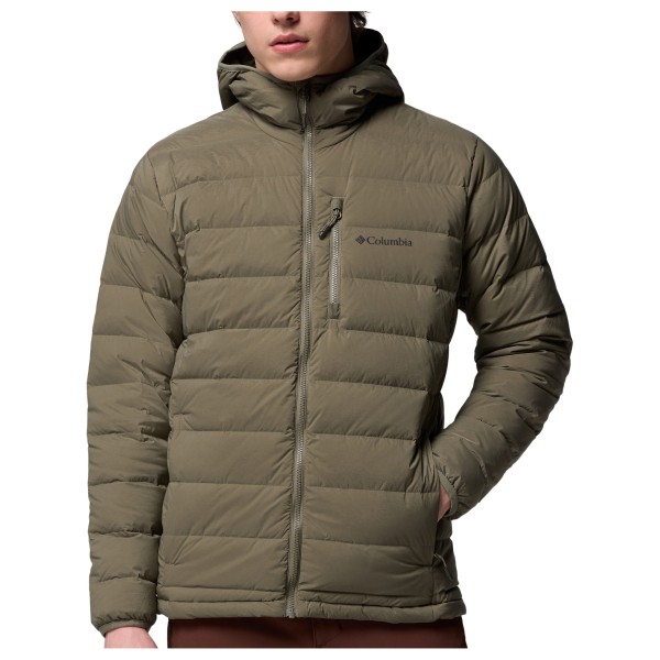 Columbia Drift Peak Stretch Down Hooded Jacket Daunenjacke Herren Wandern (Gr XXL |braun)