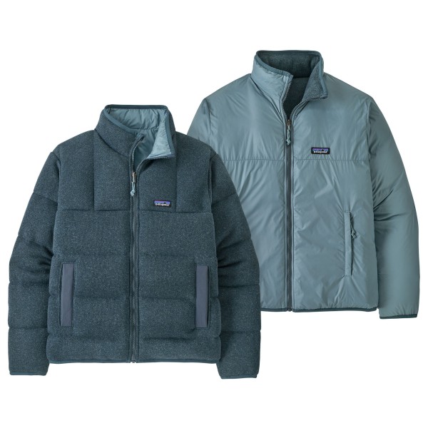 Patagonia Reversible Down Better Sweater Donsjack Blauw