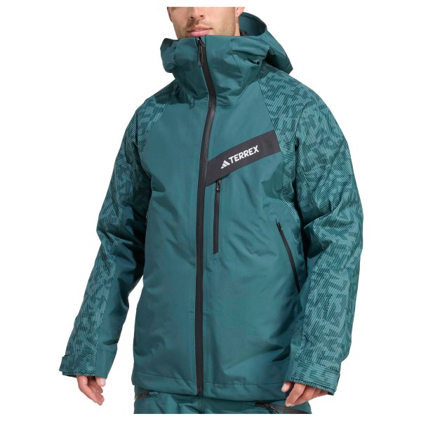 adidas Terrex Terrex Techrock Hybrid Primeknit Climaproof+ Skijacke Herren (Gr XL |türkis/blau |wasserdicht)