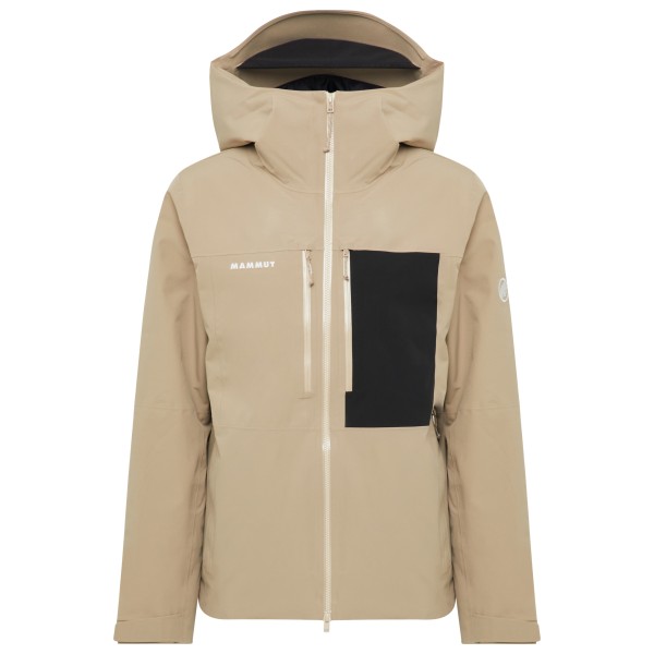 Mammut - Stoney Hardshell Thermo Hooded Jacket - Skijacke Gr S beige