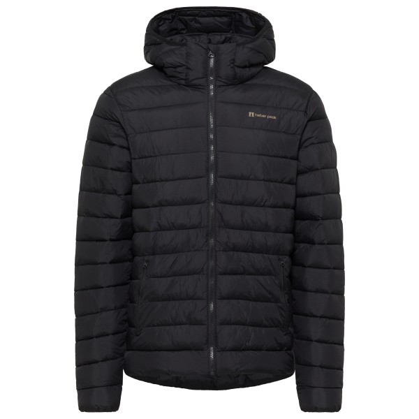Heber Peak SmoegenHe. PerformancePuff Jacket with Hood Synthetisch jack Zwart