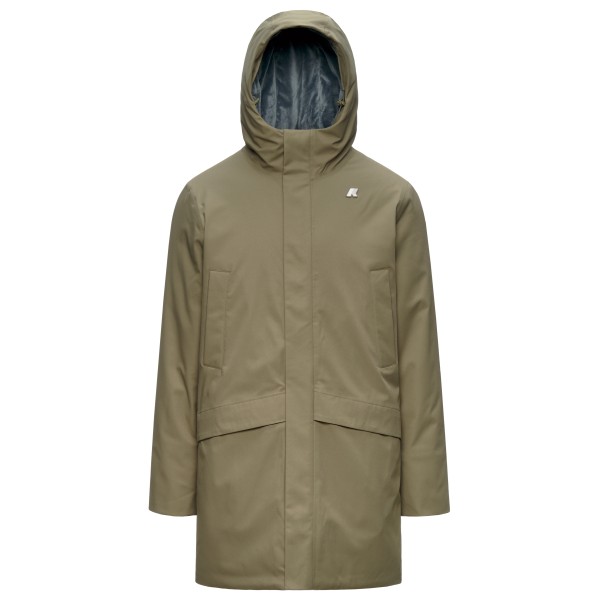 K-Way Jarno Twill Marmotta Parka Olijfgroen