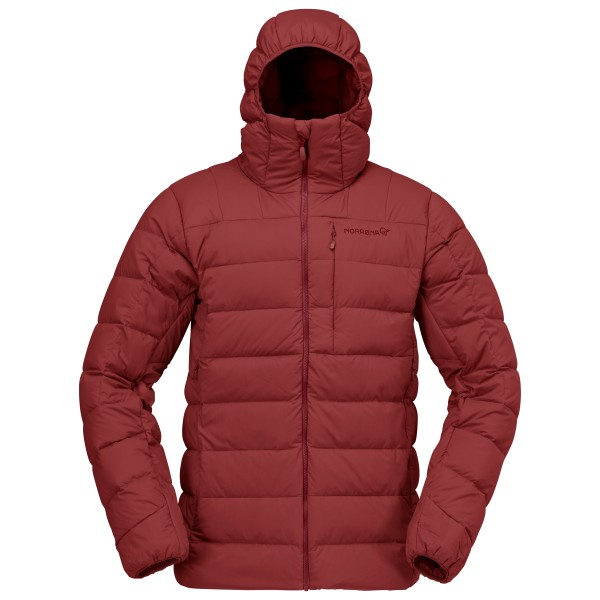 Norrøna Femund Down700 Zip Hood Donsjack Rood