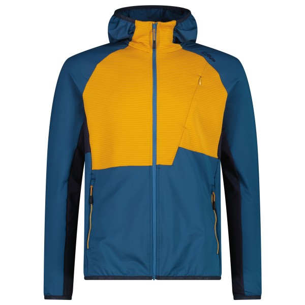 Kunstfaserjacke CMP Grid Tech Jacket Fix Hood Herren (Gr 56 |blau)