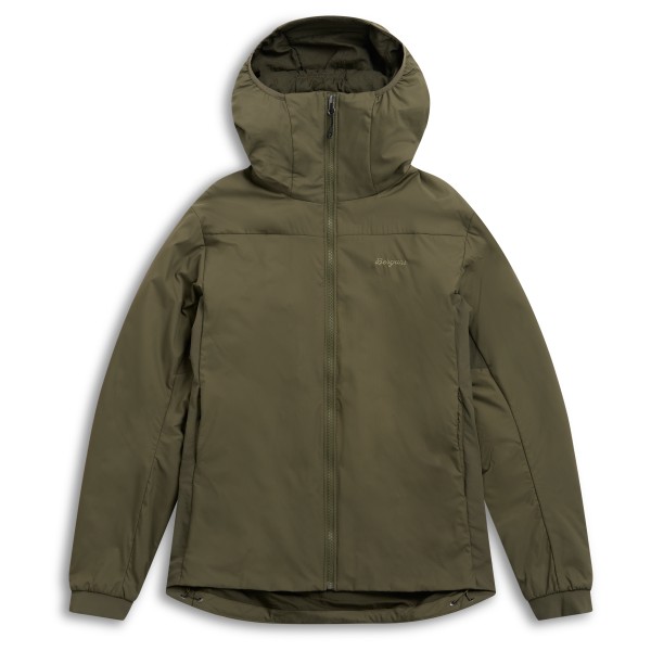 Bergans Holo Insulated Hood Jacket Synthetisch jack Olijfgroen