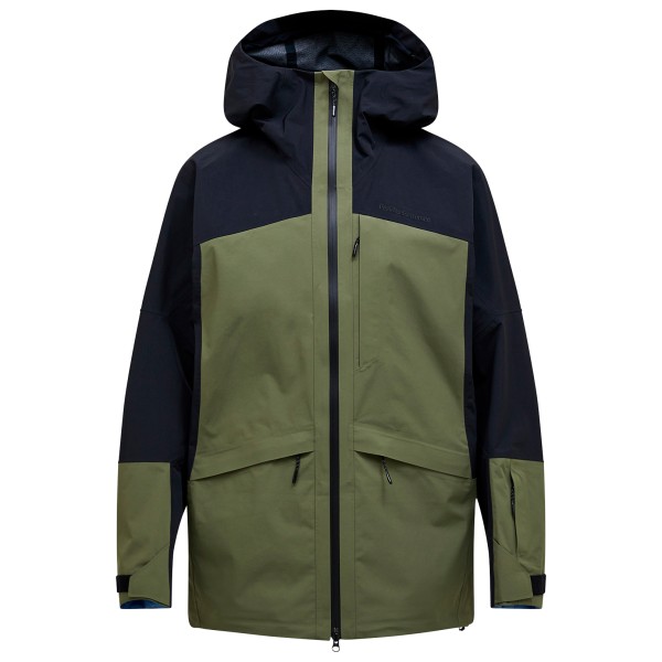 Peak Performance Vertec 3L Jacket Ski-jas Olijfgroen
