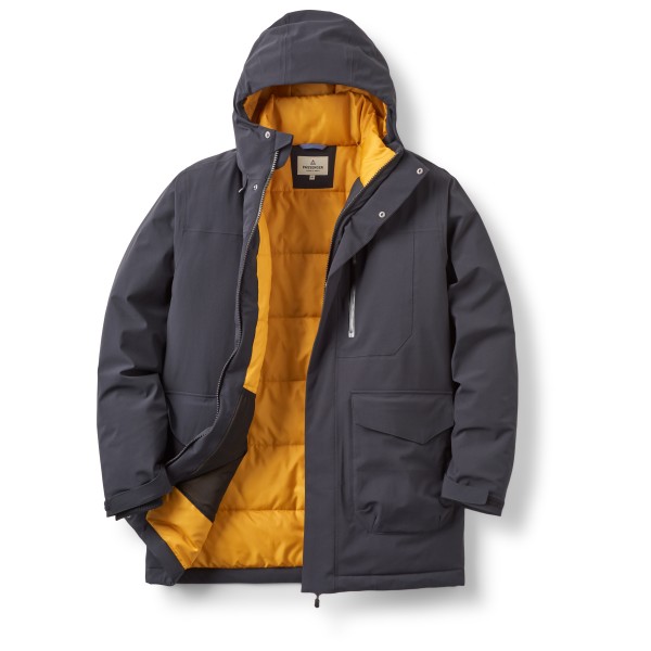 Passenger Rainier Waterproof Parka Parka Grijs