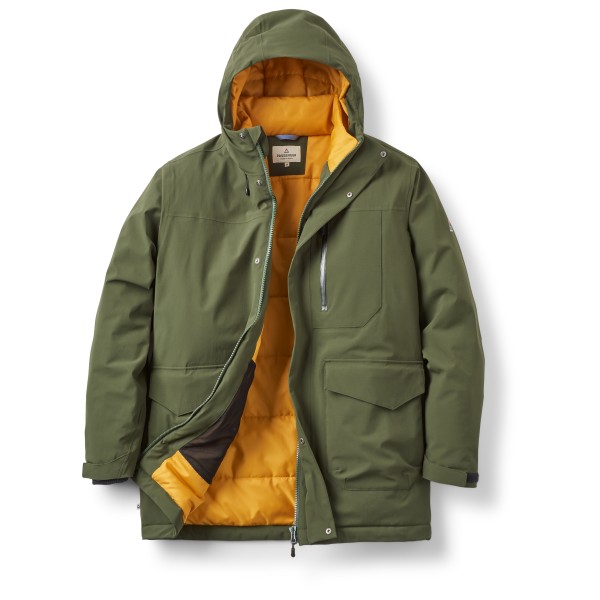 Passenger Rainier Waterproof Parka Parka Olijfgroen