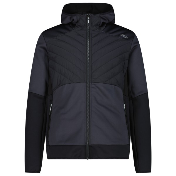 CMP Hybrid Jacket with Fix Hood 36E1337 Hybride jas Zwart