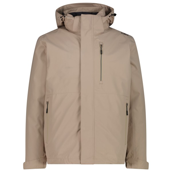 CMP Jacket Zip Hood Detachable Inn.Jacket 36Z2257D 3-in-1-jas Beige