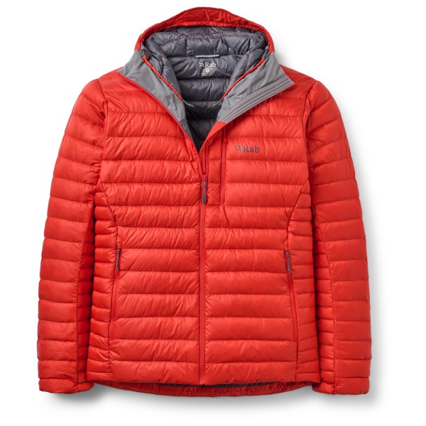 Rab Microlight Alpine Hoody Donsjack Rood