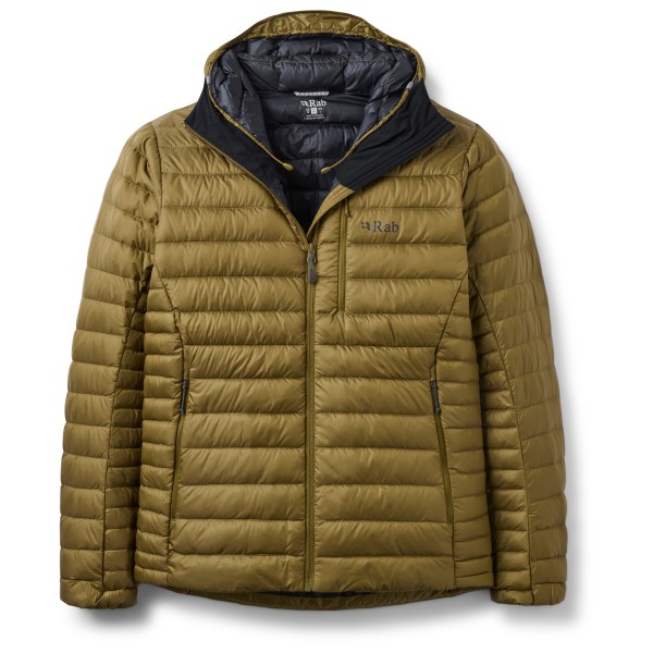 Rab - Microlight Alpine Hoody - Daunenjacke Gr M oliv