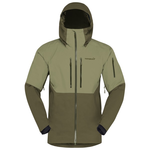 Norrøna Lofoten GORE-TEX Thermo80 Jacket Ski-jas Olijfgroen