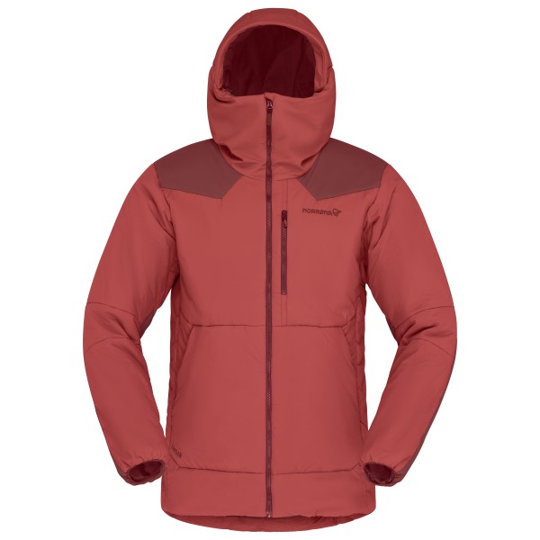 Norrøna Tamok Thermo80 Zip Hood Synthetisch jack Rood