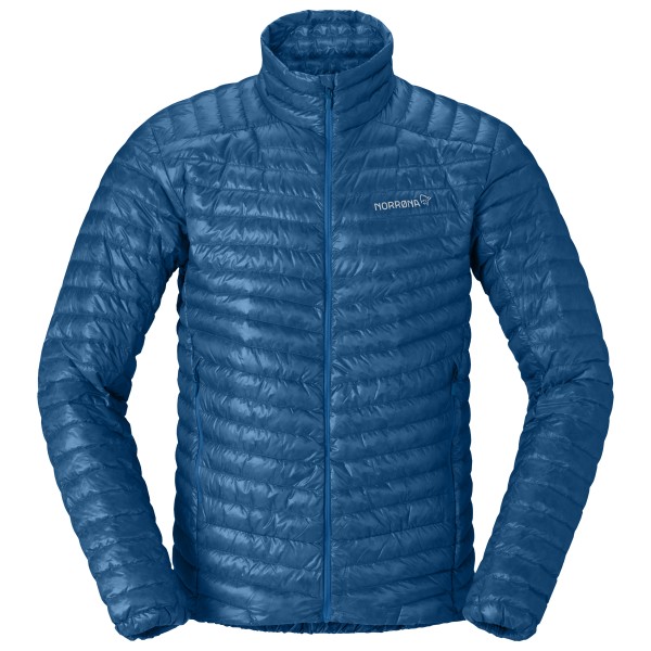 Norrøna Trollveggen Down800 Super Light Jacket Donsjack Blauw