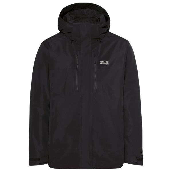 Jack Wolfskin Jasper Pro 3in1 Jacket 3-in-1-jas Zwart