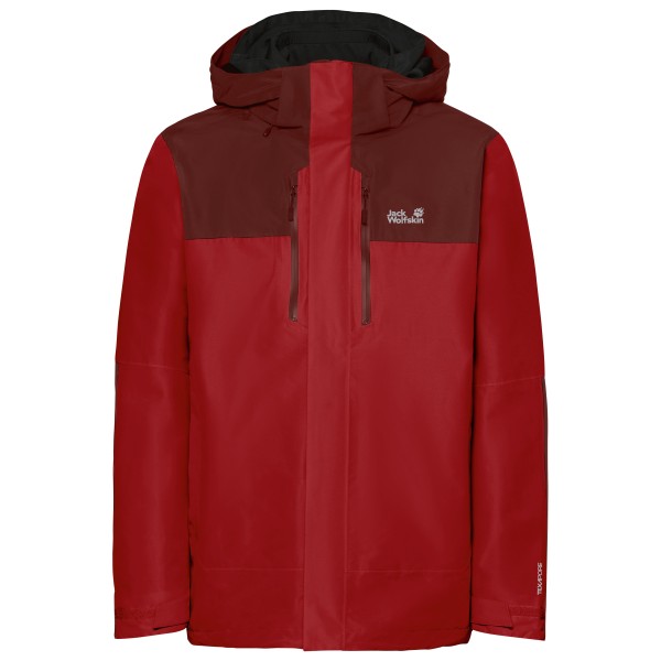 Jack Wolfskin Jasper Pro 3in1 Jacket 3-in-1-jas Rood
