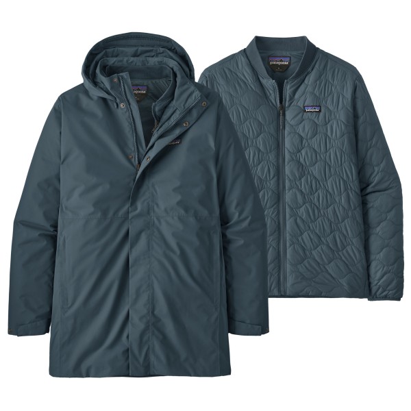 Patagonia Heyes Peak 3-In-1 Parka Parka Blauw
