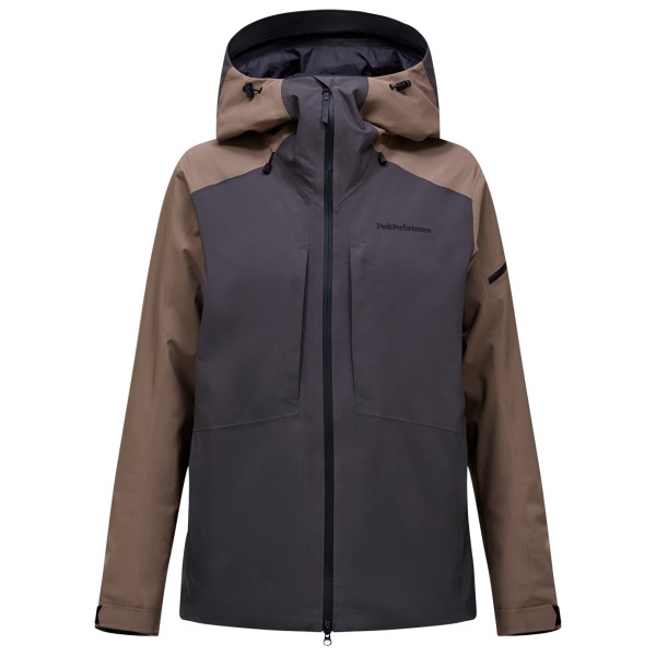 Peak Performance Insulated 2L Ski Jacket-Terrain Tan-Mo Ski-jas Grijs
