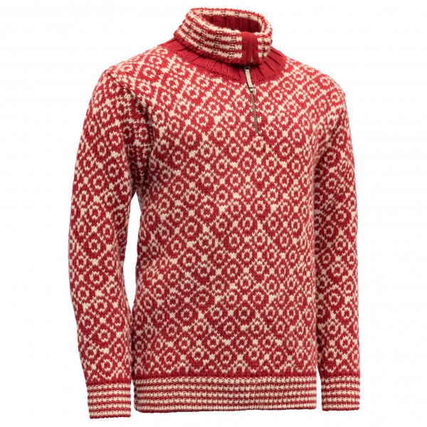 Image of Devold - Svalbard Sweater Zip-Neck - Wollpullover Gr L rot bei Bergfreunde.ch - der Outdoor Shop