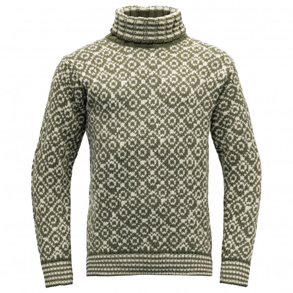 Image of Devold - Svalbard Sweat Highneck - Merinopullover Gr S oliv bei Bergfreunde.ch - der Outdoor Shop